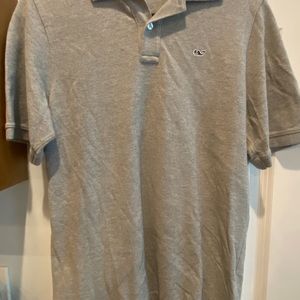 Vineyard Vines Boys Gray polo XL (18)